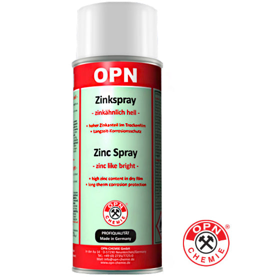 OPN Zinc Spray can on a white background
