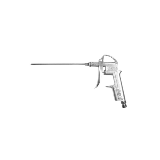 A variable flow trigger regulates airflow precisely.
Widely use for blowing dust, water, powder, debris, and various industrial or household cleanup and blow-off operations.