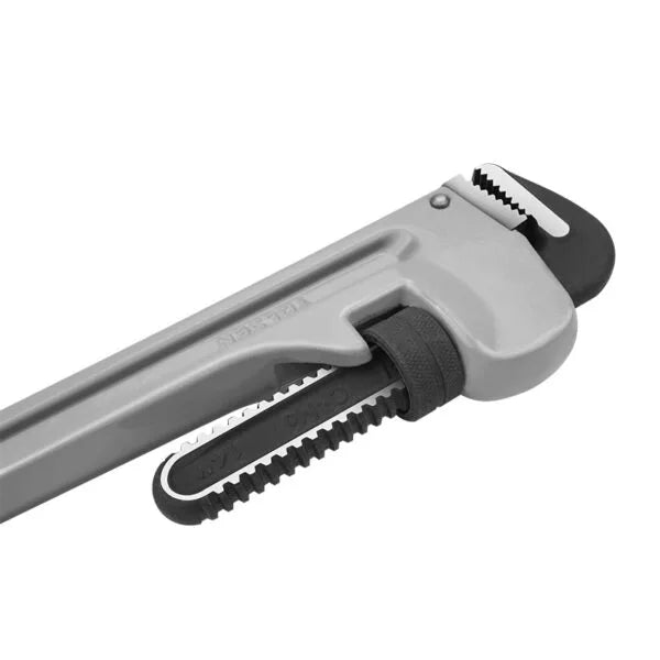 Pipe wrench on a white background