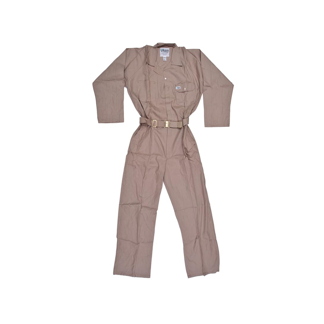 COVERALL 100% COTTON BEIGE BEST PRICE IN SAUDI ARABIA. PS Trading giving best price in KSA.