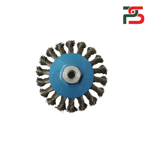Wheel Brush, Twisted M10*100mm Germany