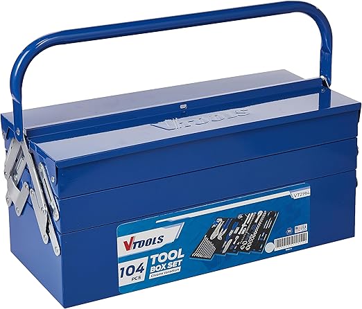 Blue toolbox with VTools branding and tool set label on a white background