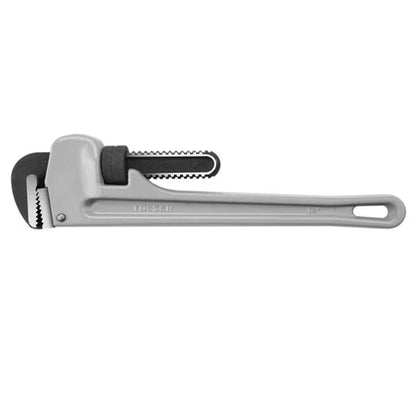 Pipe wrench on a white background