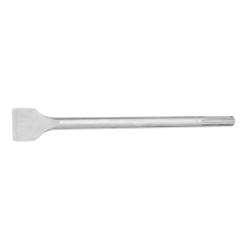 Metal spatula on a white background