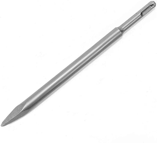 Metallic stylus pen on a white background