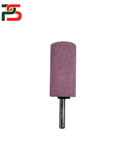 Mounted Stone : Cylindrical : 25mm*50mm : Pink :  China