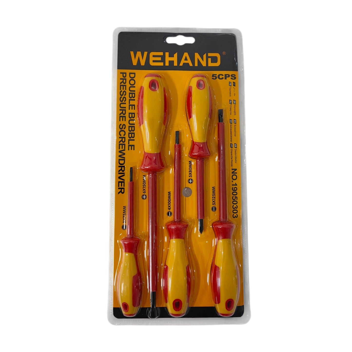 Wehand Double Bubble Pressure screwdriver 5Pcs set