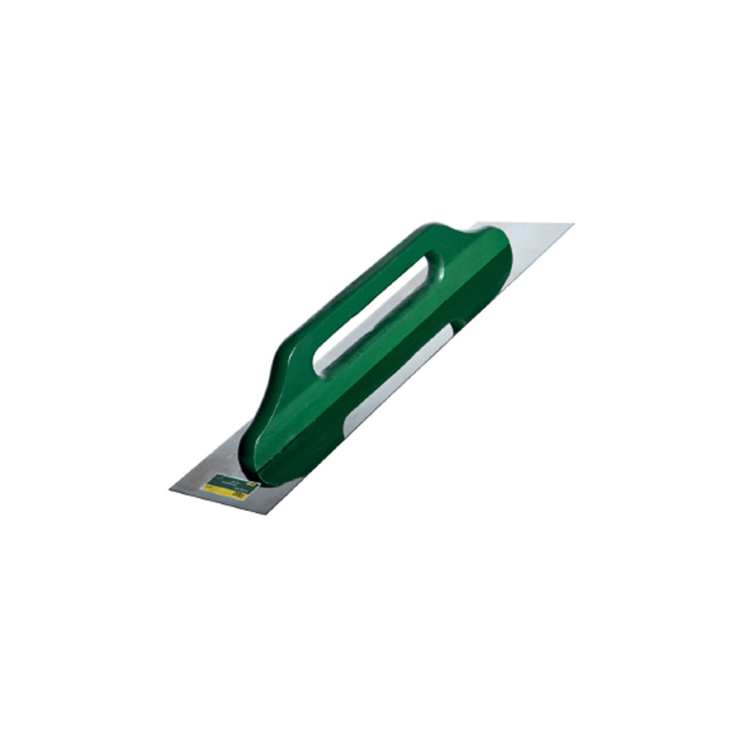 PLASTERING TROWEL GREEN HANDLE - WOOD